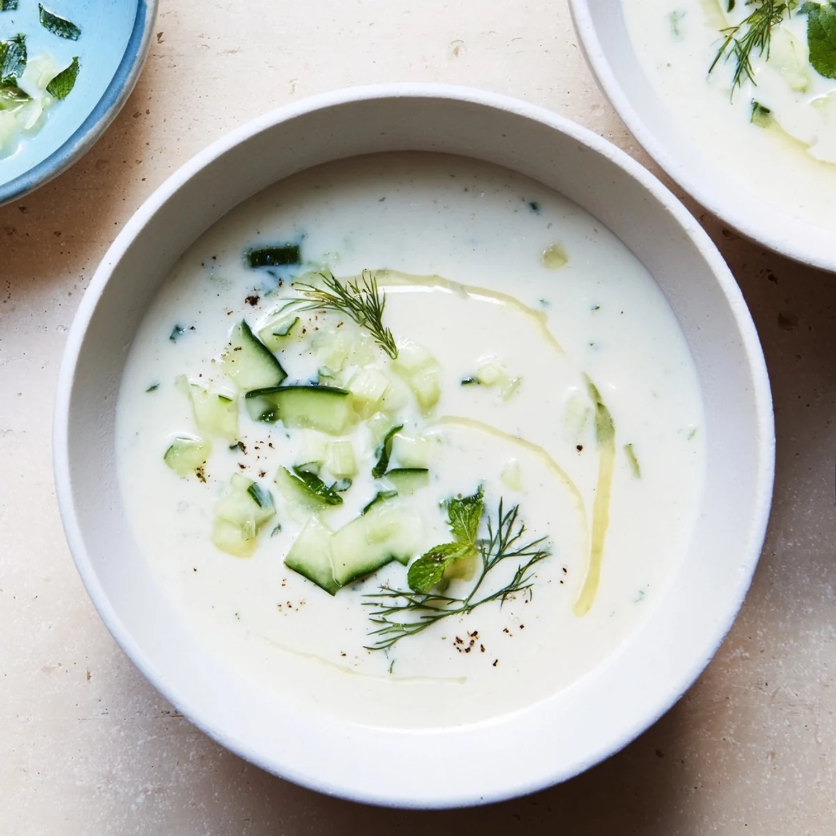 Kalte Gurken Joghurt Suppe #17