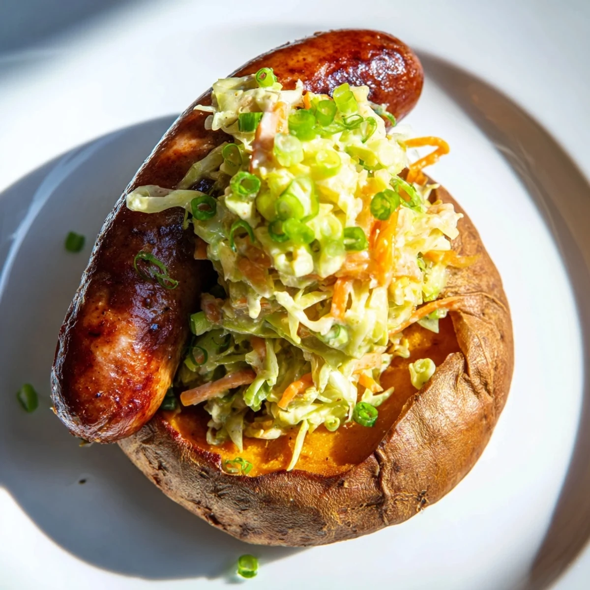 Baked Sweet Potato Bratwursts