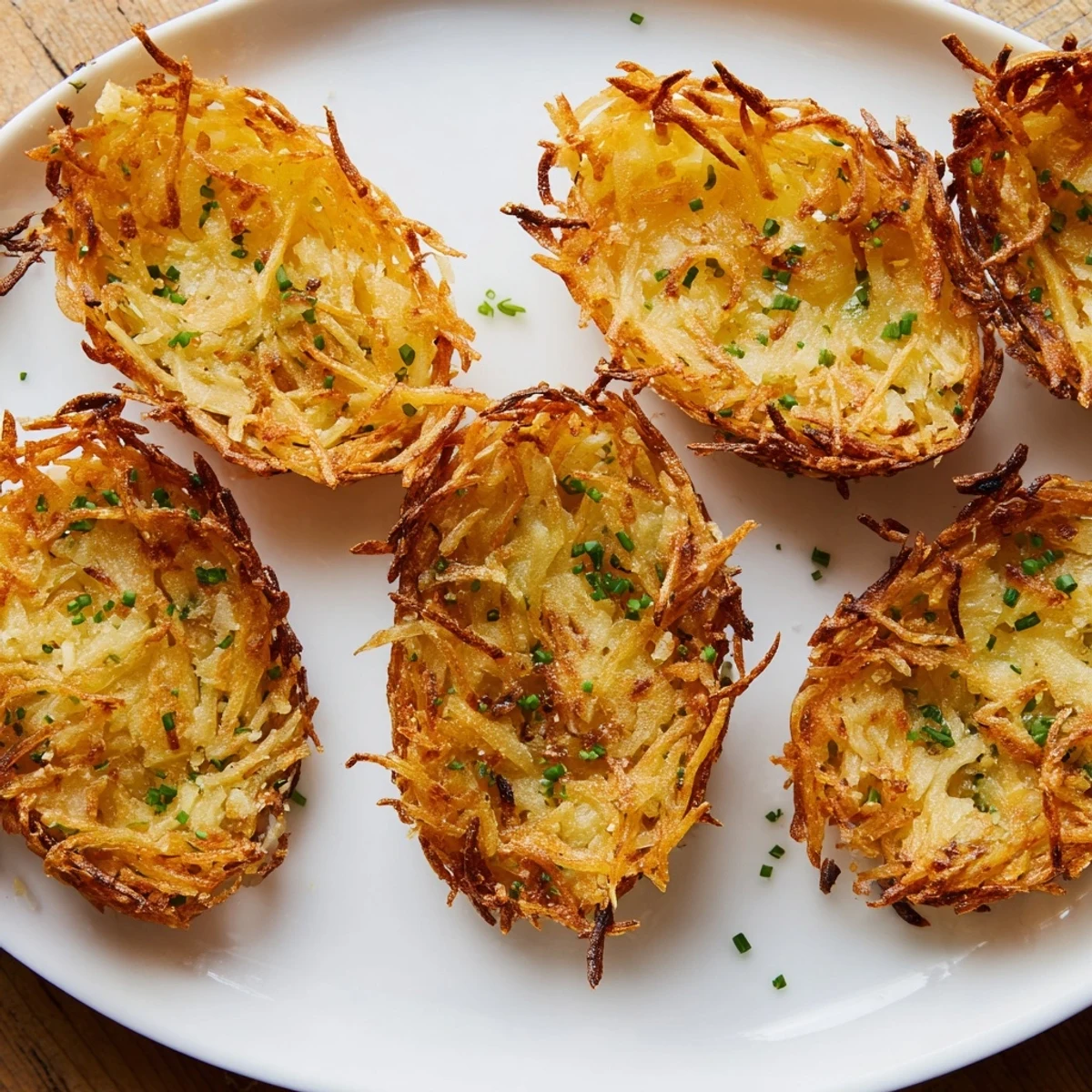 Crispy Potato Rösti Boats