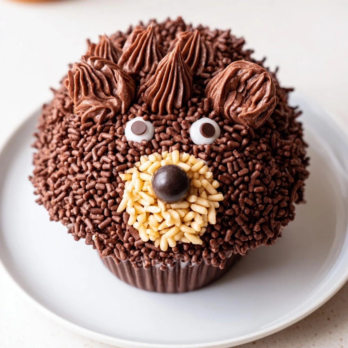 Igel Schokocupcakes Turm