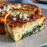 Spinat Feta Frittata Tomaten