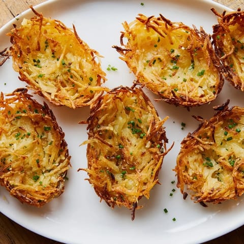 Crispy Potato Rösti Boats