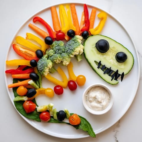 T-Rex Gemüsefossil Platte