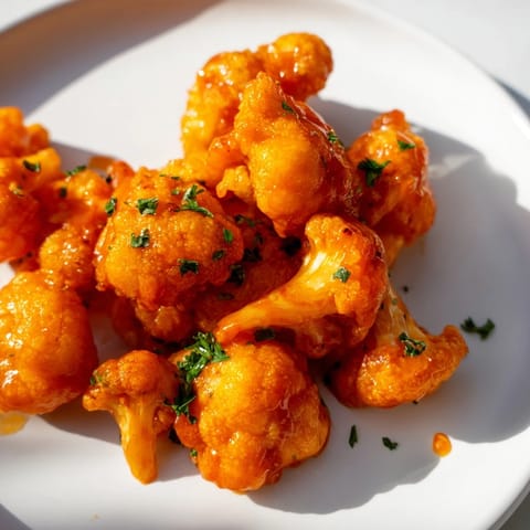 Sriracha Buffalo Blumenkohl Bites