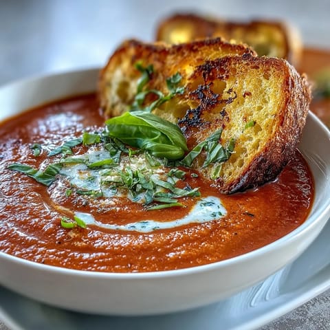 Vegan cremig Tomaten Basilikum