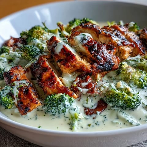 Gegrilltes Huhn Brokkoli Bowls