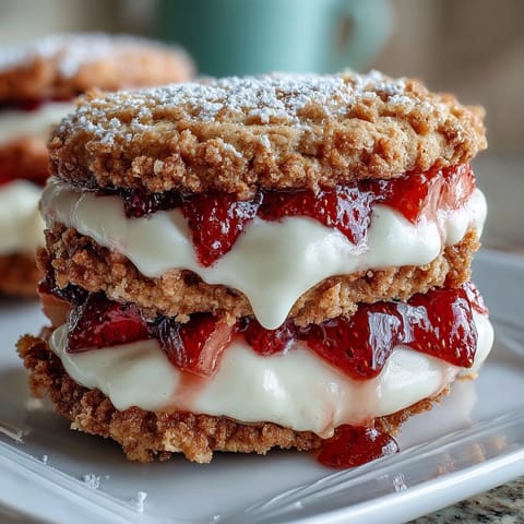 Erdbeer Shortcake Cookies süß