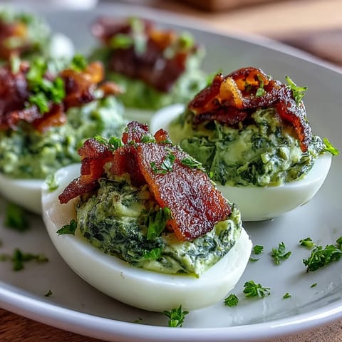 Grüne Eier mit Schinken