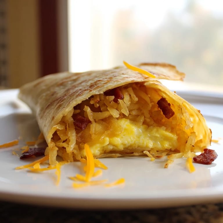 Close-up of savory B.E.C. Breakfast Bites, highlighting the textures of bacon, eggs, and cheese in each rolled bite.