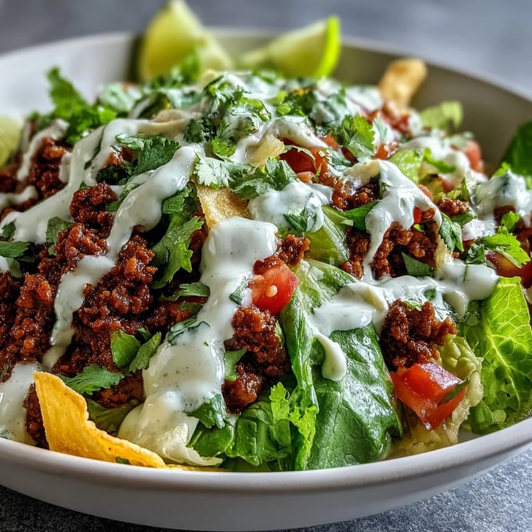 Healthy Taco Bowl mit saftigem Rindfleisch, knackigem Römersalat, Tomaten, Rettich und zitroniger Yogurt-Crema – fertig in 30 Minuten.